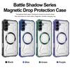 KEYSION Transparent Magnetic Case for Samsung A56 5G A36 A26 Soft Silicone+PC Shockproof Phone Back Cover for for Galaxy A16 5G