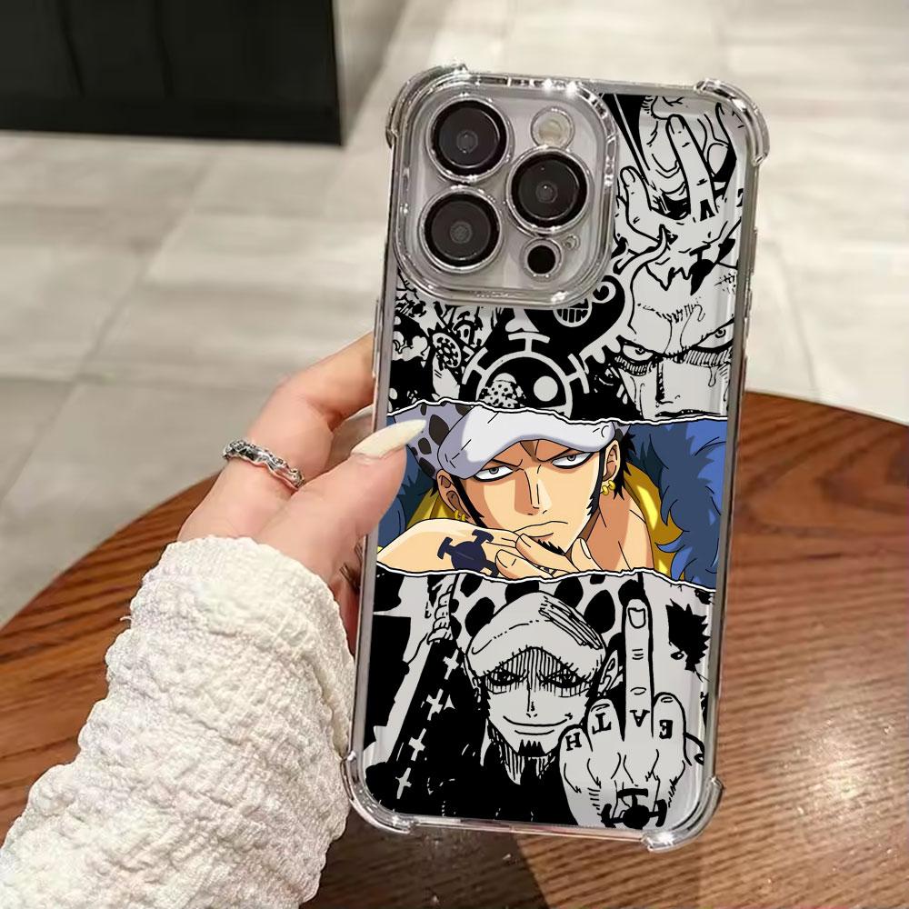 Japan Anime Hot One Pieces Soft Funda For iPhone 17 Pro 16 15 14 13 12 11 Pro Max Case 17 Plus 17E 16E 17Air Silicon Phone Cover