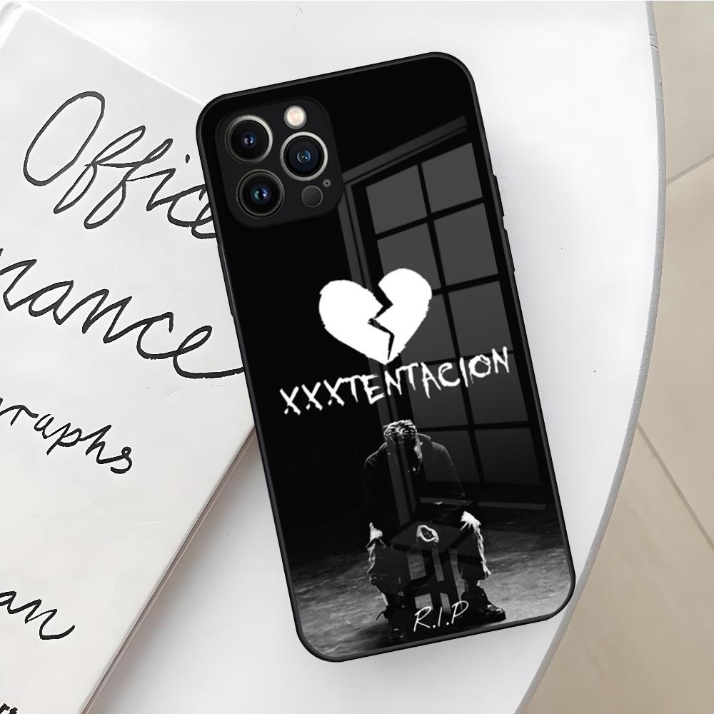 Xxxtentacions Rapper Phone Case for Iphone 17 16 Air 15 14 12 11 13 Pro Max Mini X Xr Xs Se Puls Glass Cover