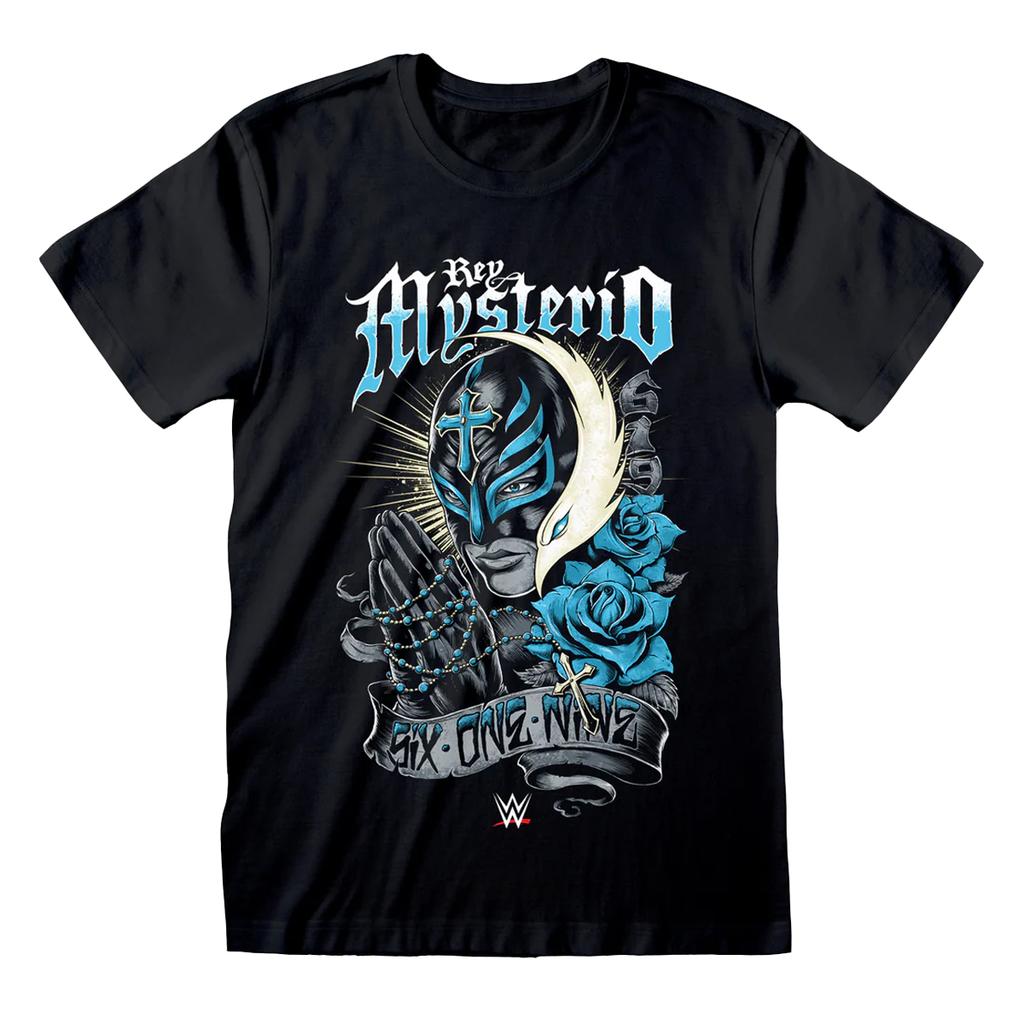 WWE Unisex Adult Rey Mysterio T-Shirt