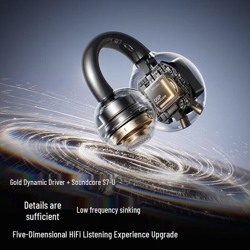 Saina S7S Ultra AI Translator Earclip Bluetooth Earphones
