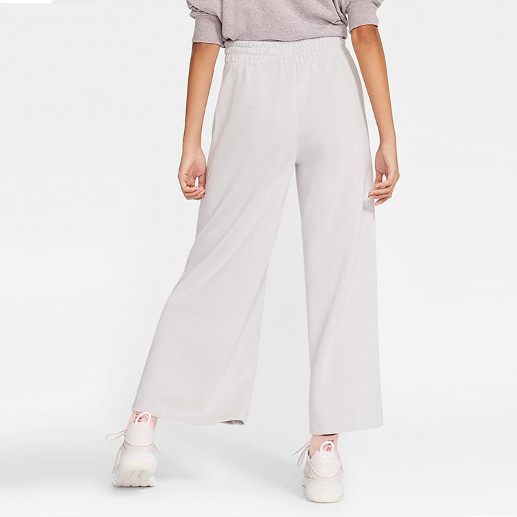 Nike Sportswear Logo Casual Loose Pants Women Bottoms Light-Silver-Gray CZ4572-094