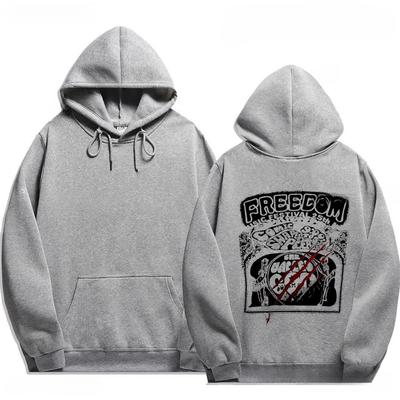 Simon Henrikssons speziell entworfenes, hochwertiges Kapuzen-Taschen-Sweatshirt gehört zum amerikanischen Retro-Punk-Streetstyle.