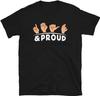 Funny Deaf and Proud Men T Shirt Deaf People Fingerspelling Sign Art Unisex Men T Shirt