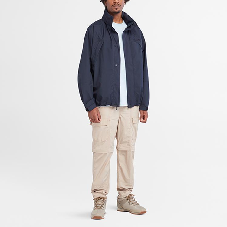 Timberland Spring Autumn Regular Outdoor Casual Waterproof Jacket Men Jacket Deep-Sapphire-Blue A6R8R-433