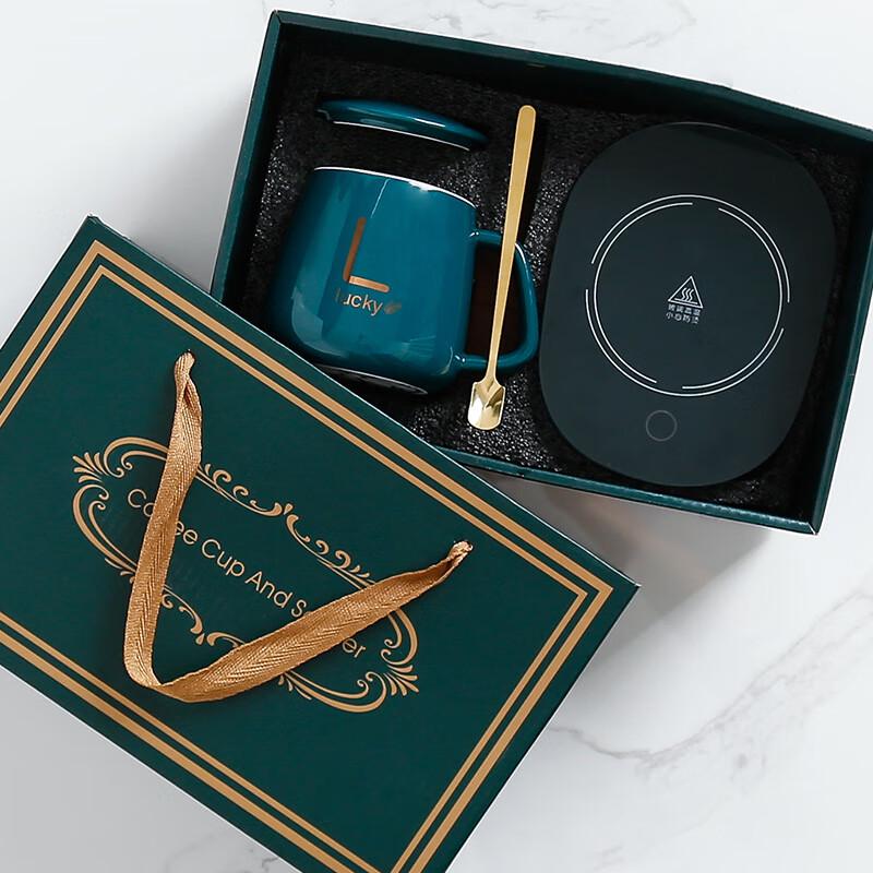 55-Degree Constant Temperature Ceramic Mug Gift Set