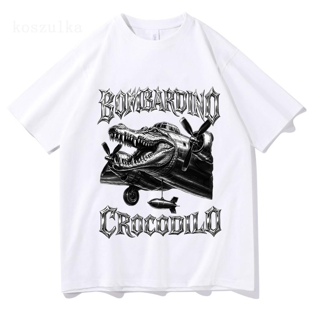 Boneca Ambalabu Sahur Italian Brainrot T-shirt Cotton Summer Round Neck Tshirts Short Sleeve Unisex Streetwear Graphic Clothing