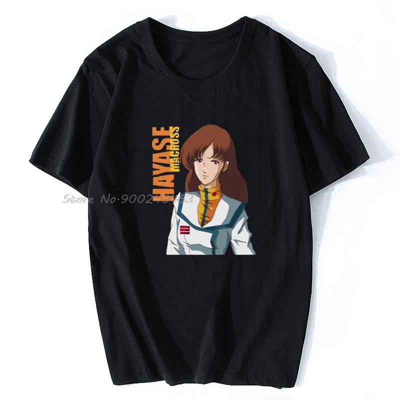 

Printed Camiseta Macross Misa Hayase Men s T-Shirt Women Tshirt Summer Cotton Tees Tops Anime Harajuku Streetwear 4XL