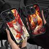 Cartoon Animal Fox Phone Case For IPhone 17 16 15 14 13 12 11 Air Plus Pro Max Soft Back Cover
