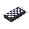Mini Magnetic Chess Set Portable Travel Strategy Game Plastic Foldable Chessboard for Kids Educational Toy Compact Lightweight