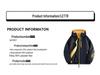 NASA MARVEL Men's Color Block Hooded Puffer Jacket