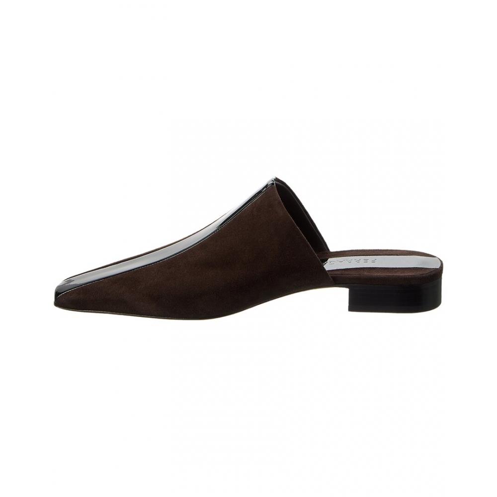 Salvatore Ferragamo Ferragamo Selestina Suede   Leather Mule Multi