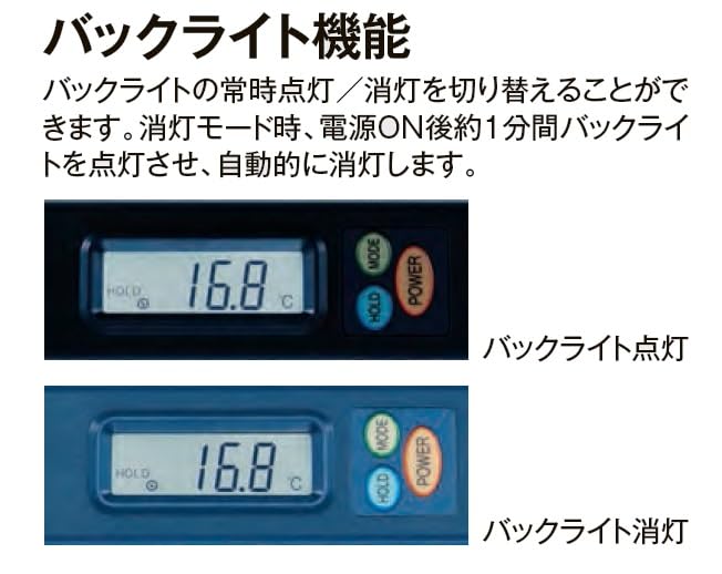 Ichinen TASCO Digital Thermometer Surface Sensor Set for Air Conditioner Maintenance TA410AB