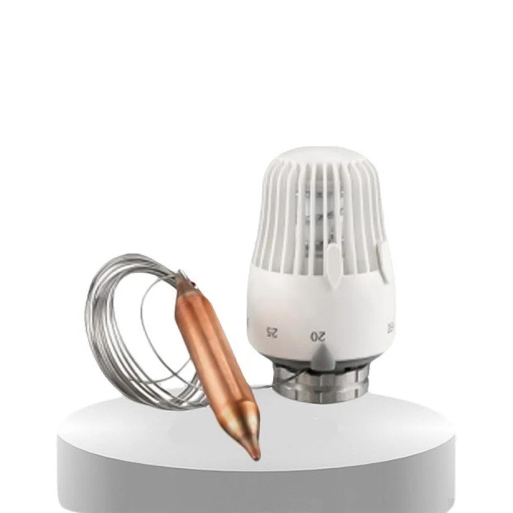 Testa termostatica sensore remoto K Bianca Con tubo capillare da 2 m Compatibile Con Per Valvola di controllo temperatura Heimeier