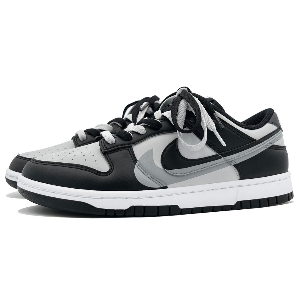Nike Dunk Shadow Panda Abrasion Resistant Slip Resistant Low top Skateboard Shoes Unisex Black White Gray DD1391-100(Team414-)
