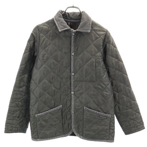 LAVENHAM Quilted Jacket 36 Gray Women Used
