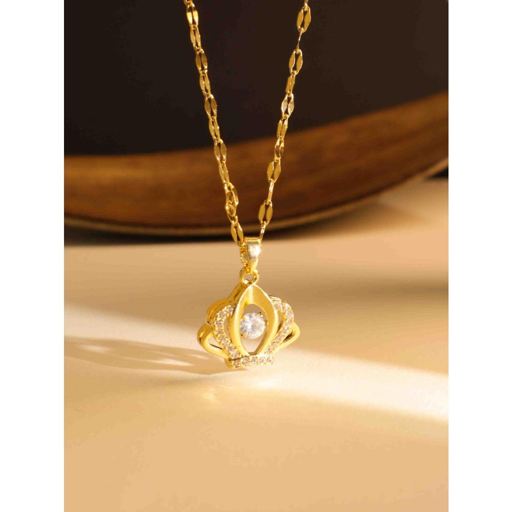 Necklace Does Not Fade Women's Summer Smart Love Versatile Necklace Women's High-end Titanium Steel Accessories