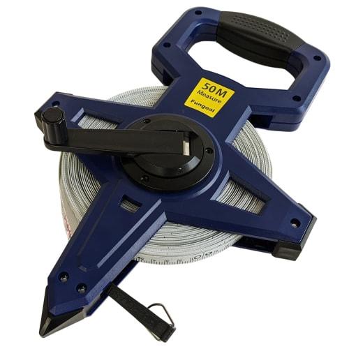 

Fungoal 50m Double-Sided Measuring Tape, Reinforced Fiberglass, Durable, for Grounds Maintenance, Construction, and Surveying, ABS Resin, Lightweight,