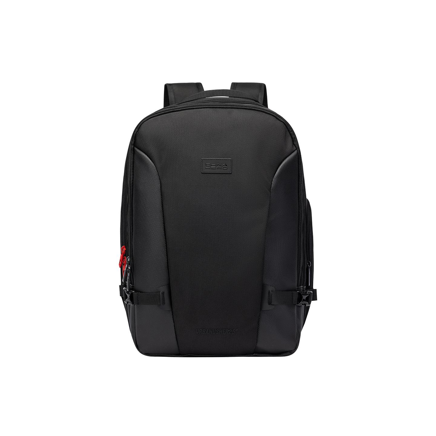 Anta Classic Casual Versatile Daily Commuter Backpack Unisex Backpack Basic-Black 192617152-1 Basic Black
