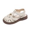Summer Women Sandal New Fashion Comfort Child Shoes Anti Slip Casual Concise Flat Princess Shoe Exquisite Soft Retro Girl Shoes