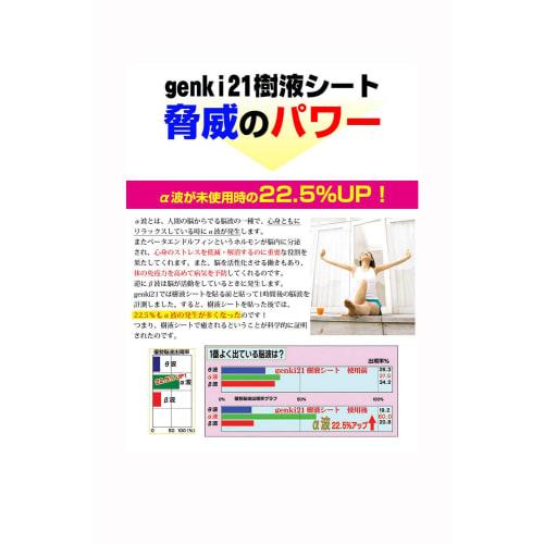 Genki21 "Zeolite Hydrogen Sap Sheets" 26 Sheets [Titanium Adhesive Tape Included]