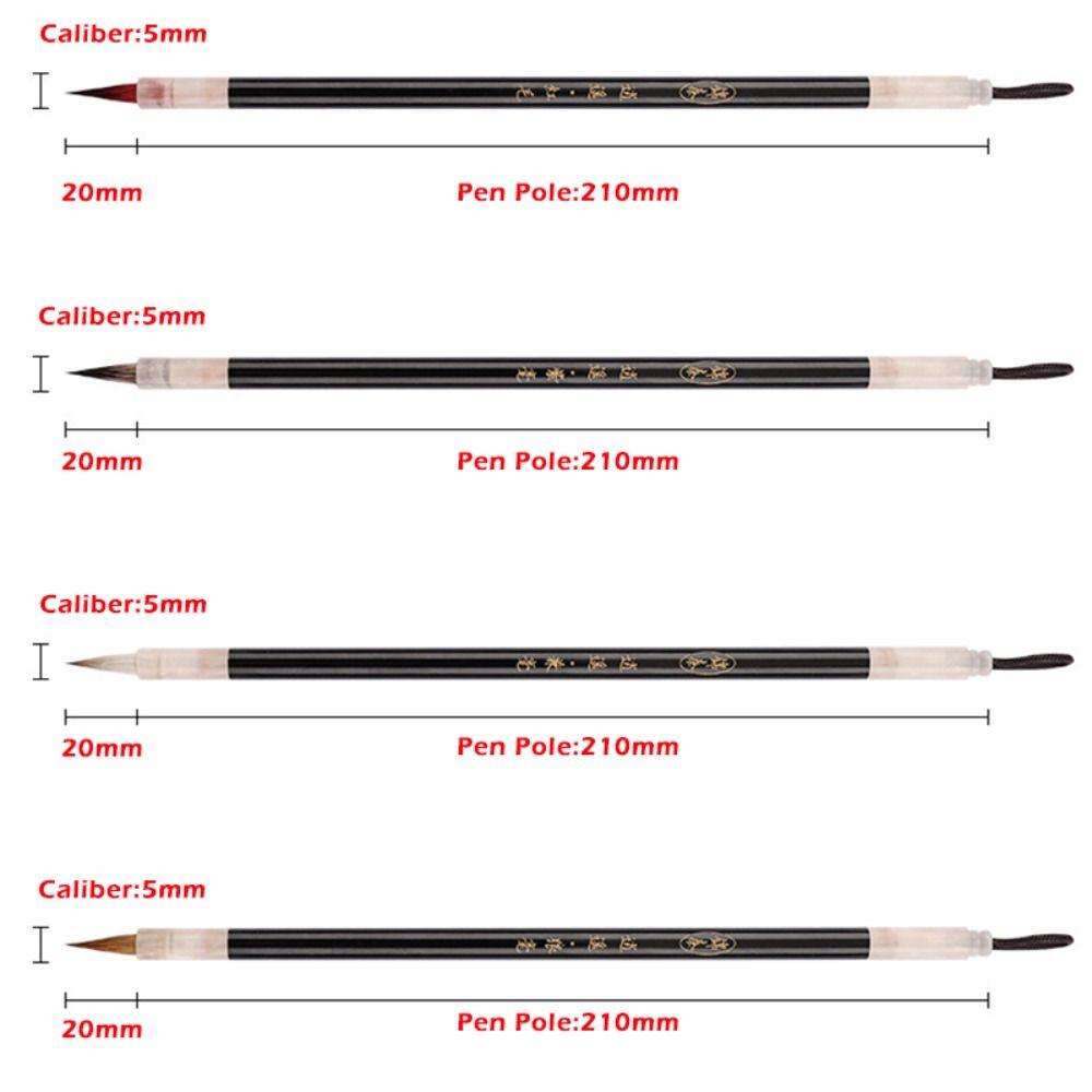 Chinese Oil Painting Pen Traditional Scriptures Writing Pen Art Paint Brush  Students