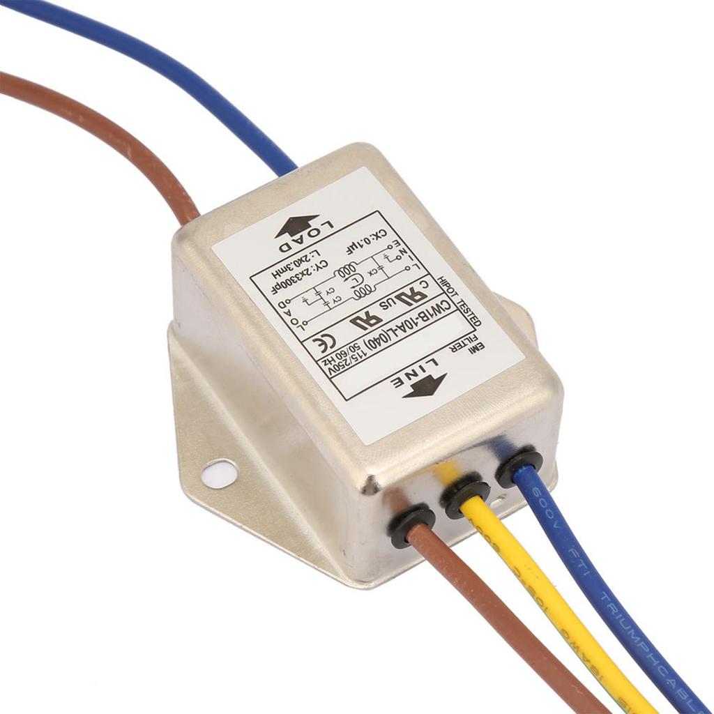 CW1B‑10A L(040)Single Phase Filter EMI Power Filter 125/250v
