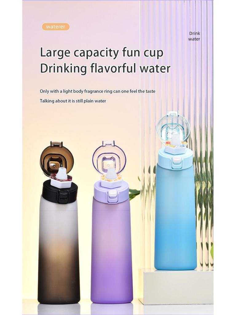 Fruit Scented Sports Cup with Straw - High-End Summer Fun for Students & Kids