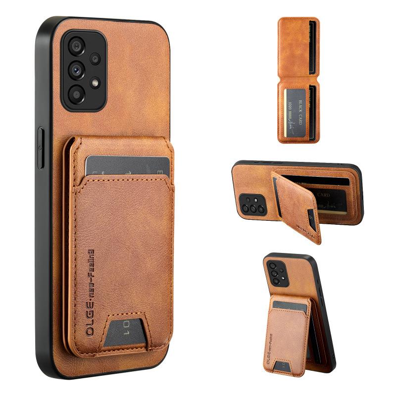 Applicable To Samsung Galaxy A535G Mobile Phone Case A33 Cow Pattern Leather Magnetic Card Case New Model