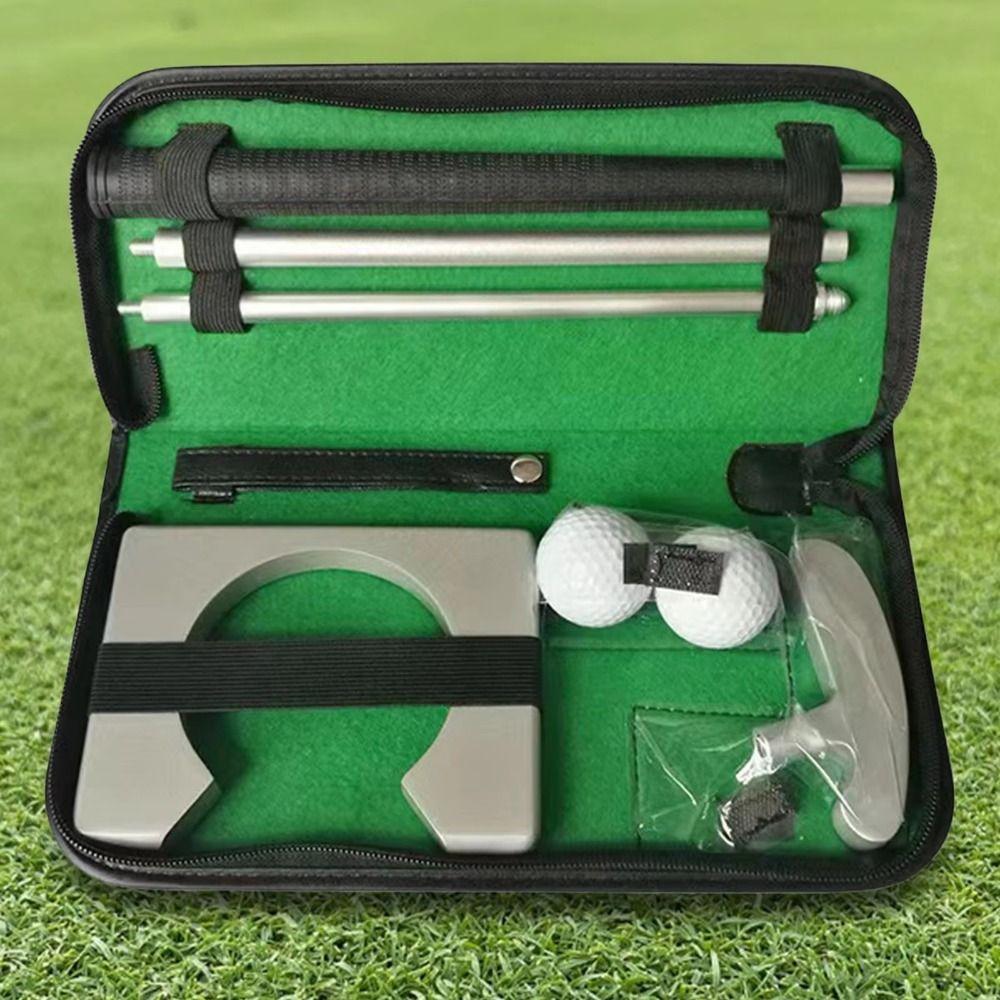 Detachable Putter Golf Putter Set Aluminum Golf Push Rod Portable Golf Trainer  Indoor Practice