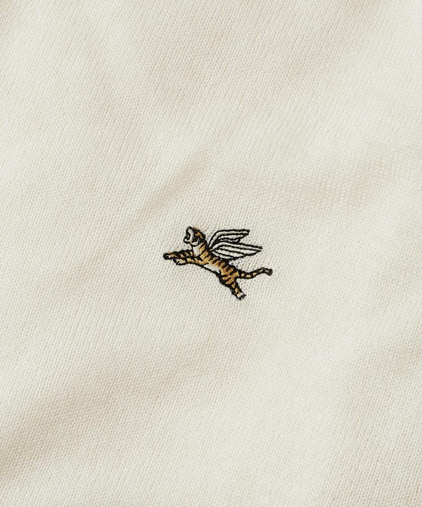 OUTSTANDING Mighty Tiger Wool Crew Neck Knit_Ivory