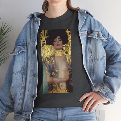 Klimt Judith Art T-Shirt and Kids Tshirt, Vintage Art Apparel
