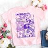 2025 Summer Kpop Demon Hunters T Shirt Kids Cartoon Anime Meme Print Clothes Round Neck Basic Grils Tops Casual Shirts Gift