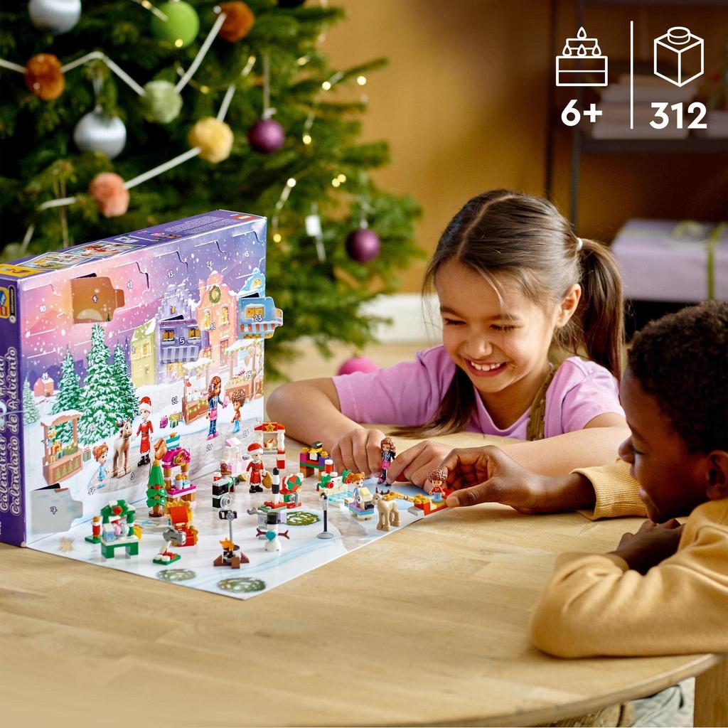LEGO Friends LEGO® Friends Advent Calendar 41706, a toy block gift for girls ages 6 and up, perfect for holidays and anniversaries.