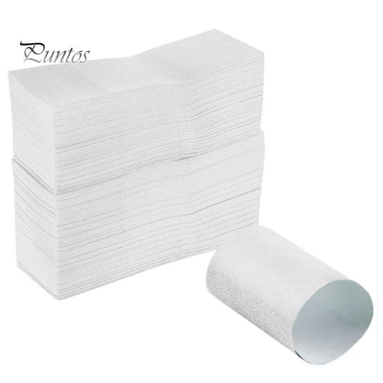 Stylish Tableware Enhancements 100PCS Napkin Ring Self-adhesive Strong Stickness Tightly Wraps Special Occasion Rings Elegant Set Home Party Supplies