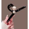 2025 Spring Rhinestone Pearl Claw Clip: High-End, Versatile, Large-Size Hair Accessory for Women