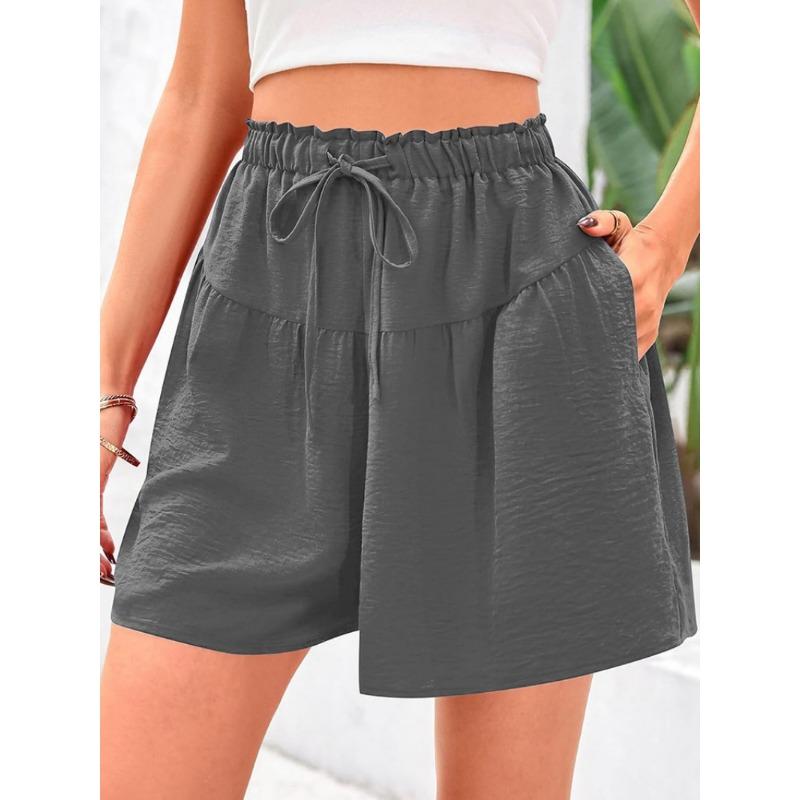 Summer New Women's Beach Casual Fashionable Elegant and Versatile Shorts