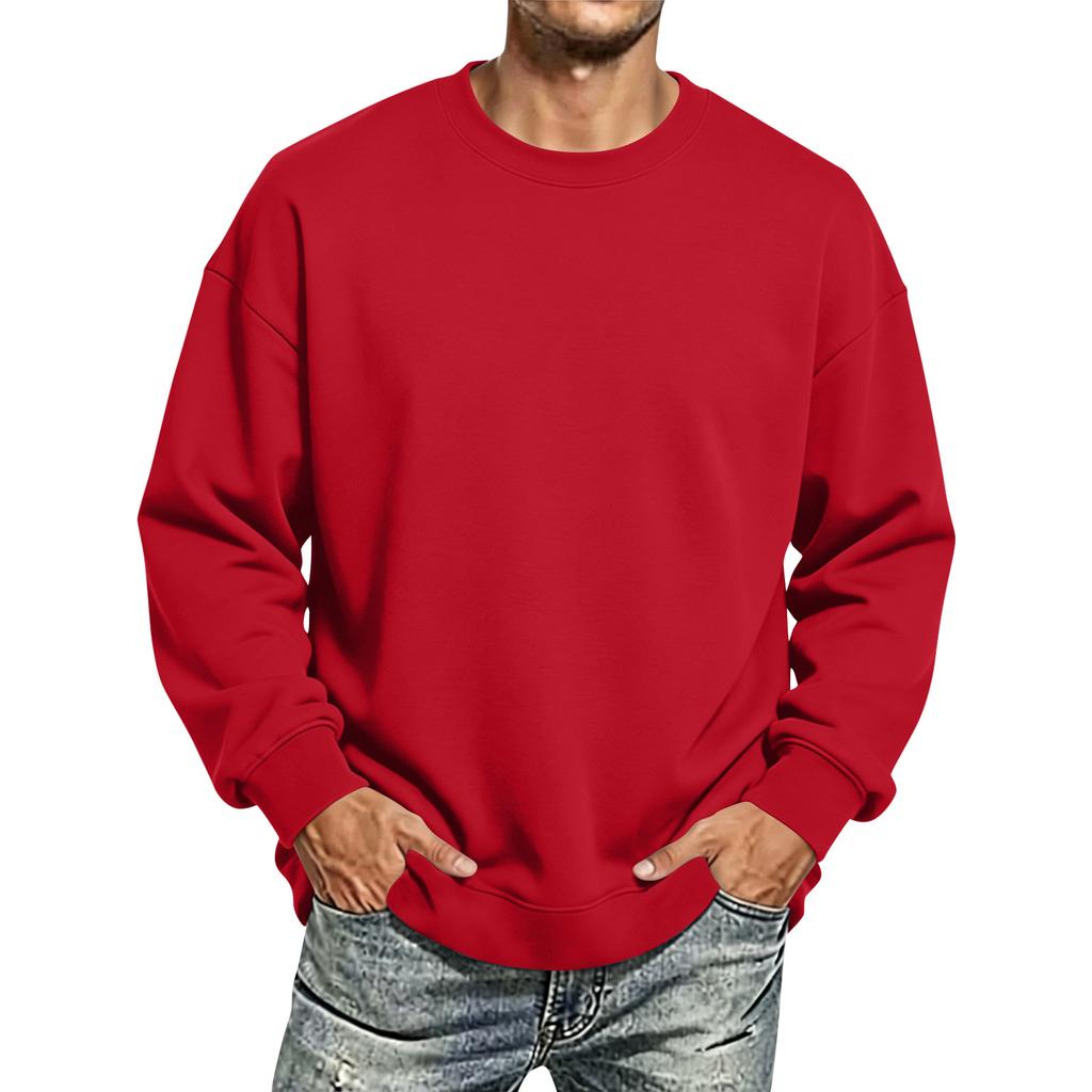 Unisex Long Sleeve Neck T-Shirt Couples Casual Sports Top for Men and Women