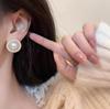 Vintage Baroque Pearl Stud Earrings for Women - Fairy-Inspired, Celebrity-Style, Versatile Ear Accessories