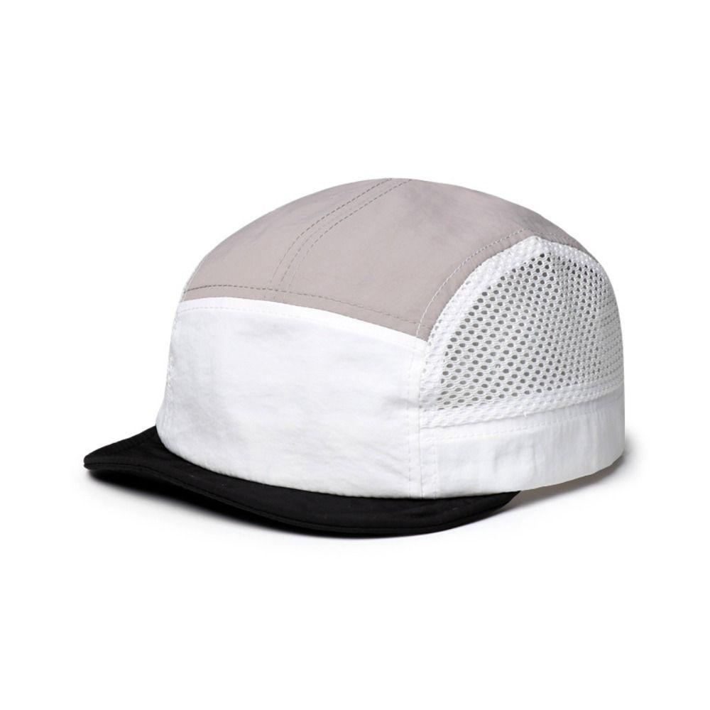 UV Protection Sun Visor Cap Quick Drying Color Splicing Hat Mesh Baseball Cap  Outdoor Camping