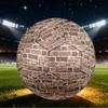 1 peça Textura de Parede de Tijolos Tamanho 5 Bola de Futebol Profissional Partida Treinamento Futebol Bola Esportiva Interna e Externa Leve Durável c6579