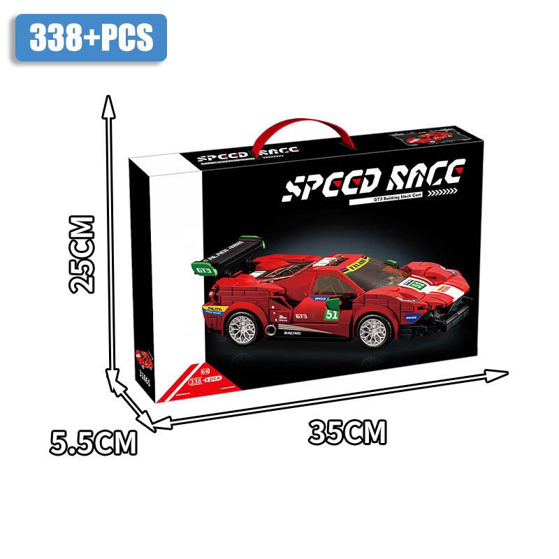 Technical City Racing Car Building Blocks Set GT3 RS6 Supercar Model MOC Sport Cars Bricks Toys For Children Boys Christmas Gift