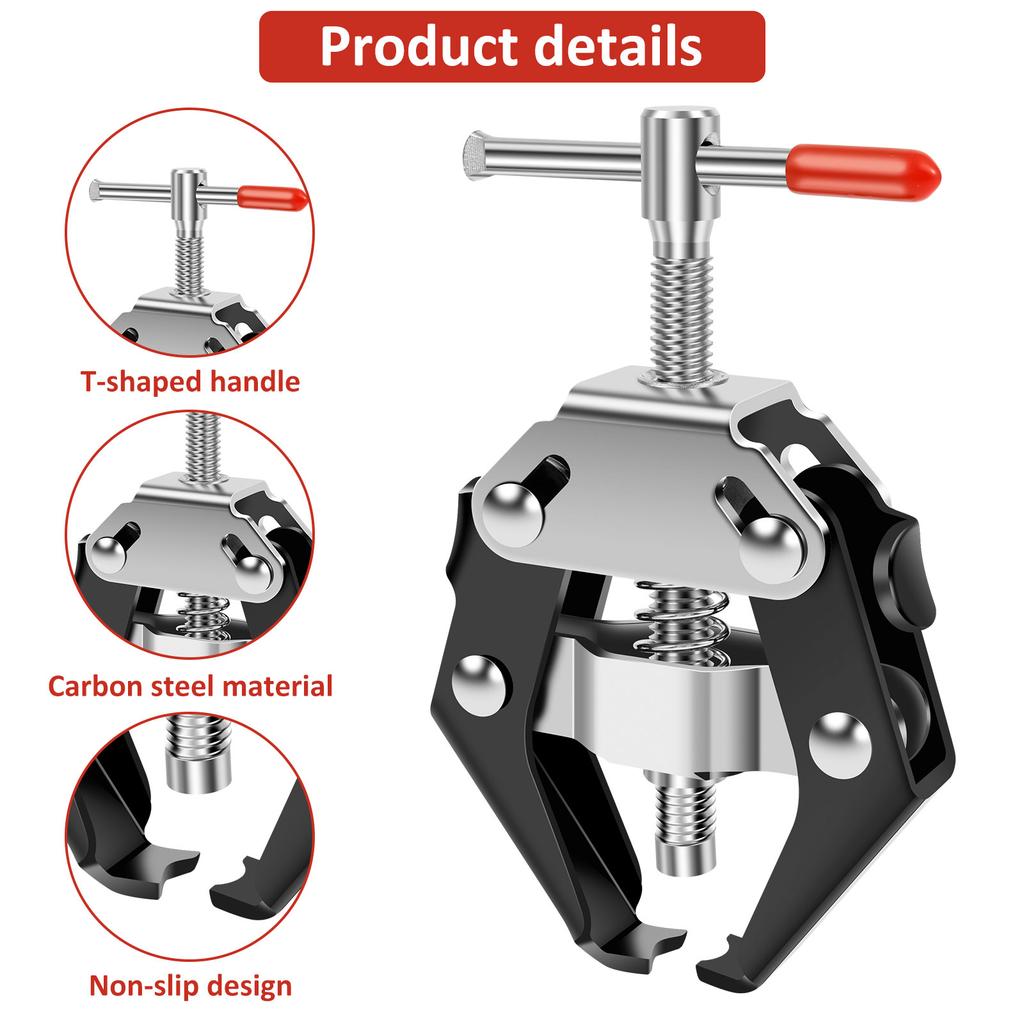 Wiper Arm Puller Tool 9-30 mm Adjustable Carbon Steel Windshield Wiper Arm Remover Puller T/L Mode for Battery Terminal Bearing