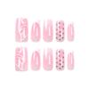 Detachable French Gradient Square Press-On Nails