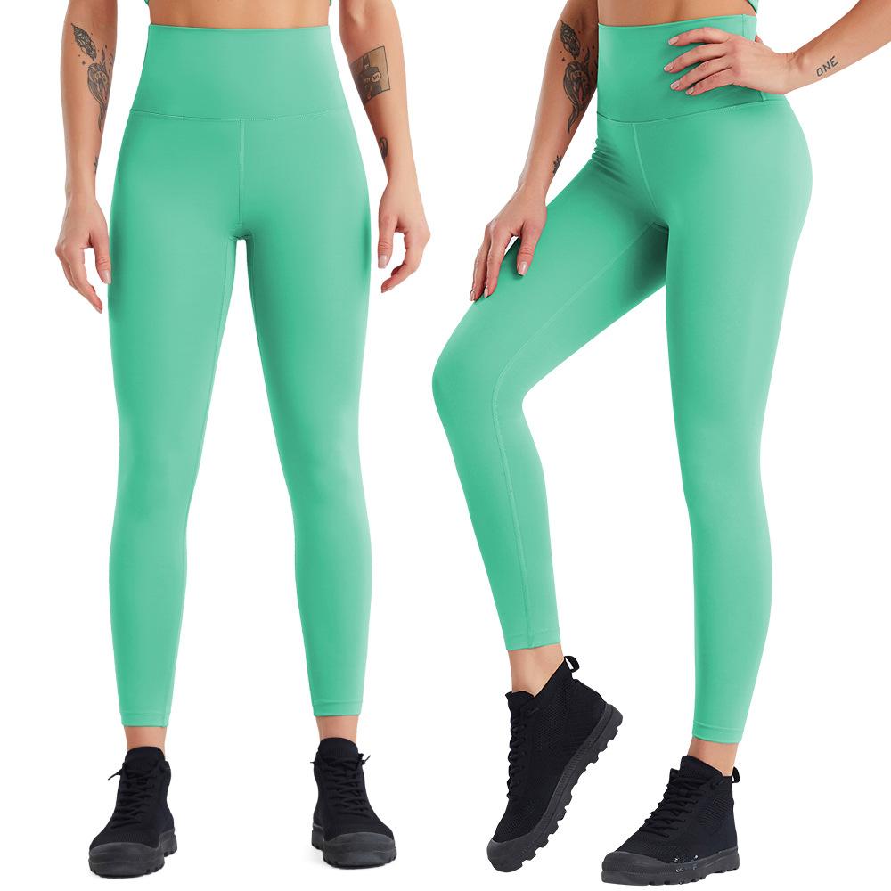 Women's Base Layer Yoga Leggings Pants High Waist Hip Lifting Tights Running Workout Training Gym Fitness Sports Trousers Quick-drying