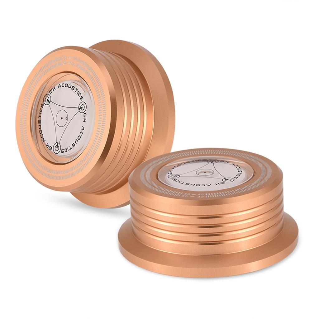 50Hz Turntable Disc Record Stabilizer Clamp with Bubble Level for LP Vinyl Record Player