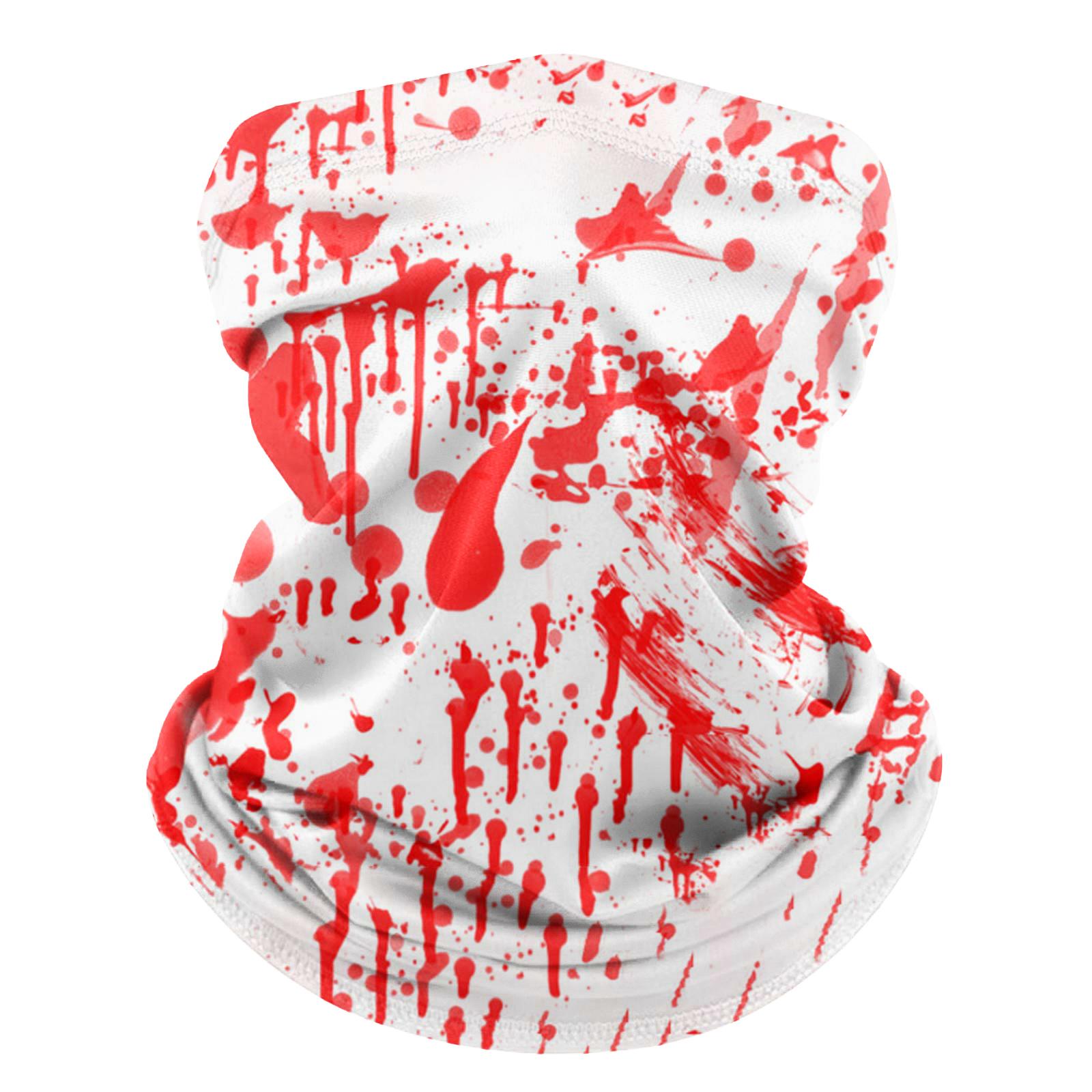 

Модна маска для велоспорту на відкритому повітрі з принтом, бандана, шарф для шиї One Size білий