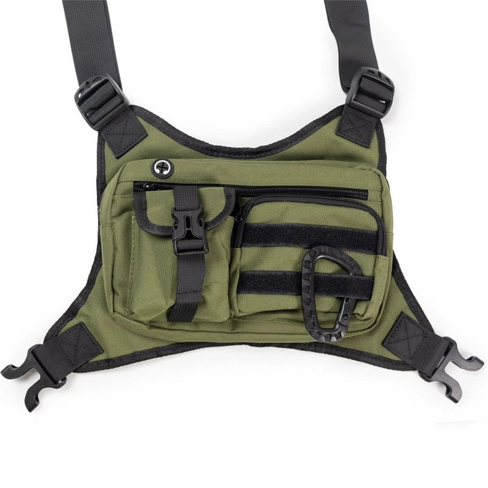 

Outdoor Chest Bag – Camouflage Running Sports Bag for Men, Travel & Hiking Crossbody Chest Pack, & Lightweight One Size