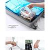 Transparent Travel Makeup Bag Design Large Capacity Cosmetic Organizer Toiletry Pouch for Women with Portable Skincare Storage