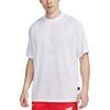 Nike T Shirts Men's White Crew Neck Moderate DX0157-100